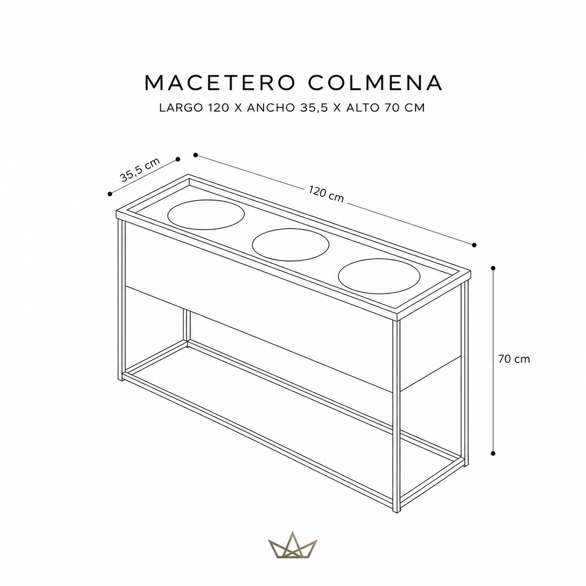 Macetero Colmena