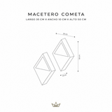 Macetero Cometa