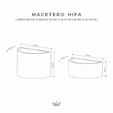 Macetero Hifa