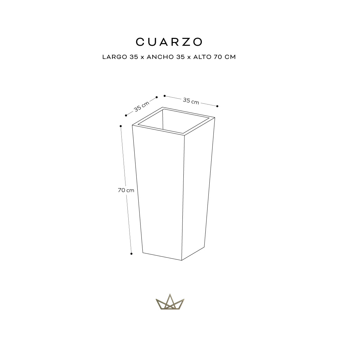 Macetero Cuarzo